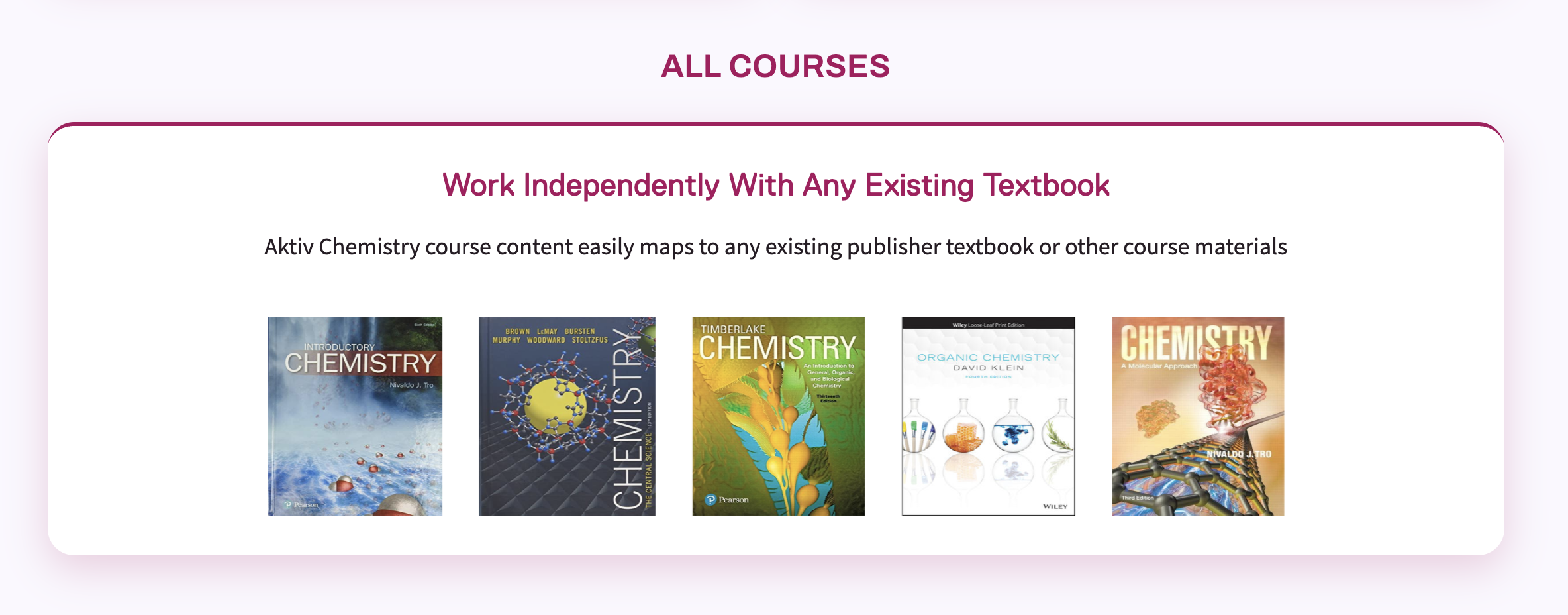 Use with any textbook
